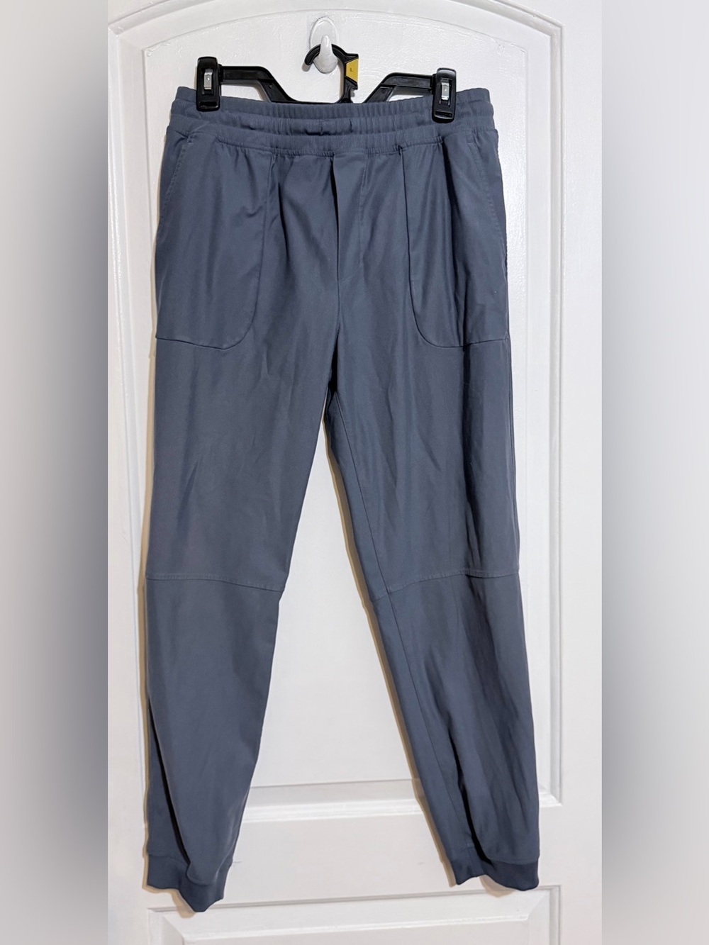Boys Casual Elastic-Waist Jogger Pants Husky 14/16- Slate Gray
